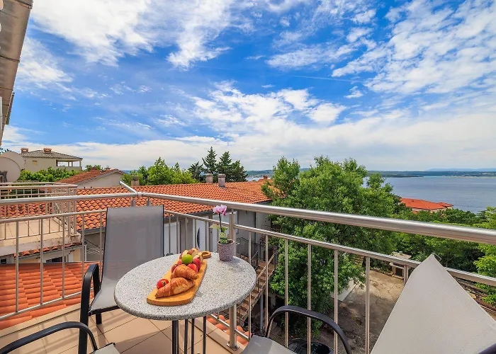 Helles Nur 510 Meter Zum Sandstrand Mit Meerblick Und Waschmaschine * Crikvenica