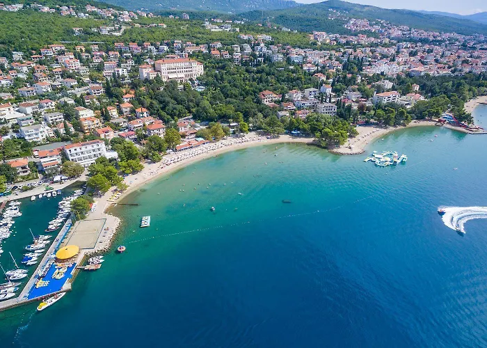 Helles Nur 510 Meter Zum Sandstrand Mit Meerblick Und Waschmaschine Apartman Crikvenica